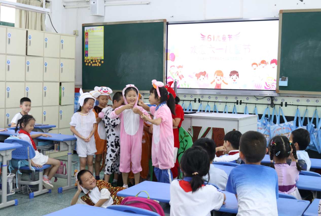 紅領巾心向黨 ——荔園小學通新嶺校區,園嶺校區慶六一兒童節活動